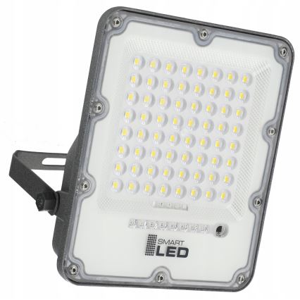 LED dæmpbar solcelleprojektør LED/100W/3,2V 5000K 10500 mAh IP65 sort + fjernbetjening