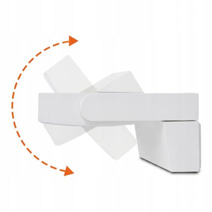 LED dæmpbar udendørs vægarmatur LED/12/18/24W/230V 3000/4000/6500K IP54 hvid