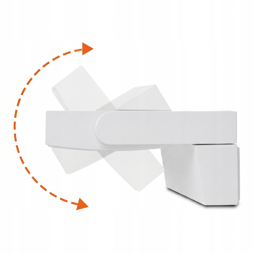 LED dæmpbar udendørs vægarmatur LED/12/18/24W/230V 3000/4000/6500K IP54 hvid