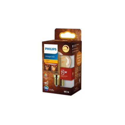 Dæmpbar Philips VINTAGE LED-pære P45 E14 2,7W/230V 1800K