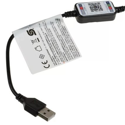 Dæmpbar RGB LED-lyskæde, 100 LEDs, 29 funktioner, 10,4 m