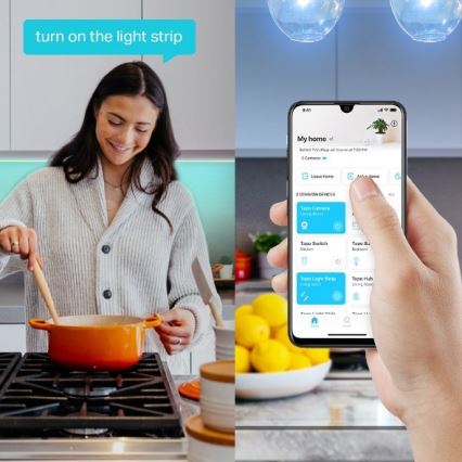 Dæmpbar RGBW LED-strimmel 5 m LED/20,5W/230V Wi-Fi