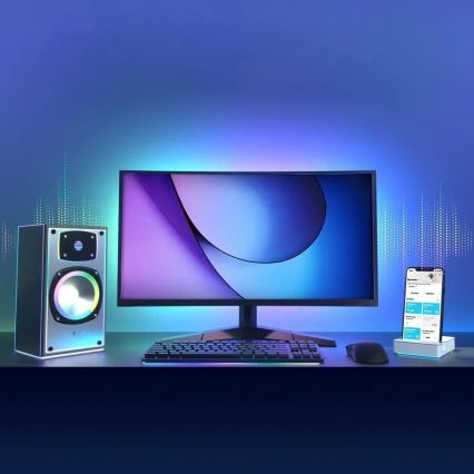 Dæmpbar RGBW LED-strip 5 m LED/13,5W/230V Wi-Fi