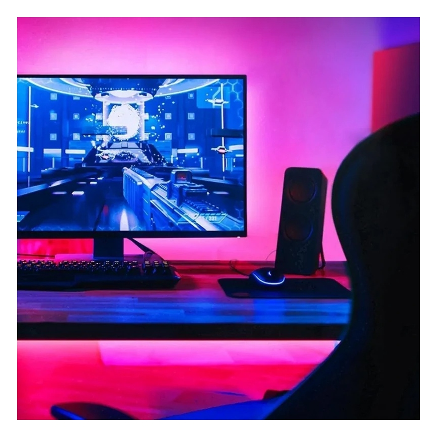 Dæmpbar RGBW LED-strip 5 m LED/13,5W/230V Wi-Fi