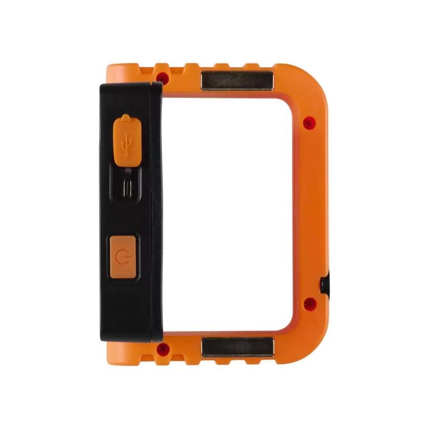 Dæmpbar solcelledrevet genopladelig LED-reflektor LED/10W/5V USB 6500K IP44 1800 mAh