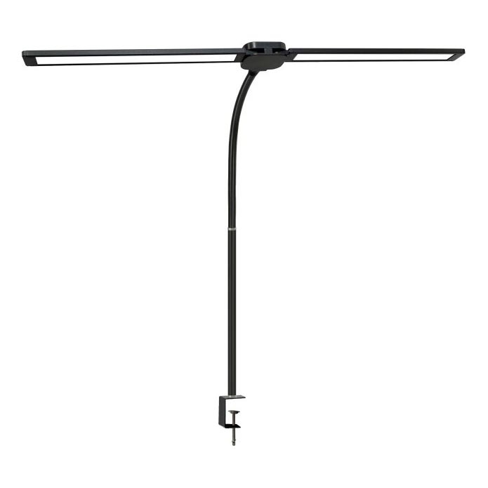 Dæmpbar USB LED-bordlampe TENUIX DUO 2xLED/7W/5V 3000-6000K, sort