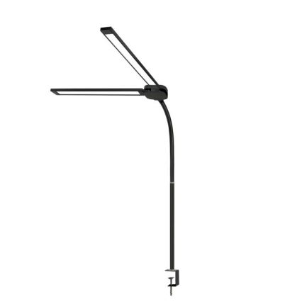 Dæmpbar USB LED-bordlampe TENUIX DUO 2xLED/7W/5V 3000-6000K, sort