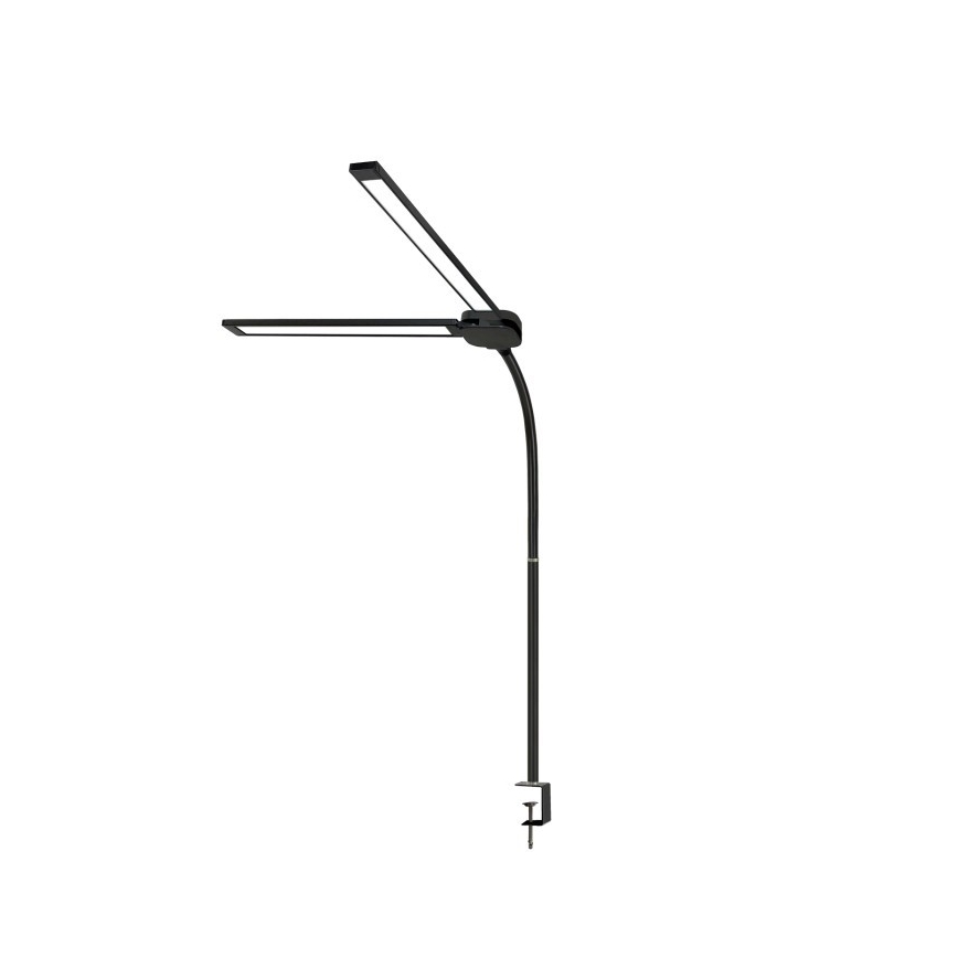 Dæmpbar USB LED-bordlampe TENUIX DUO 2xLED/7W/5V 3000-6000K, sort