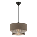 ECHO pendel lampe 1xE27/60W/230V brun/grå