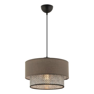 ECHO pendel lampe 1xE27/60W/230V brun/grå
