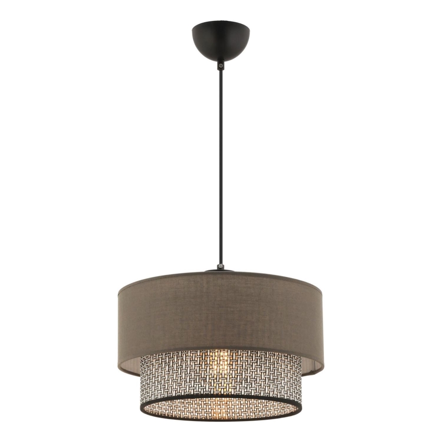 ECHO pendel lampe 1xE27/60W/230V brun/grå