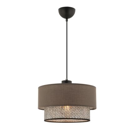 ECHO pendel lampe 1xE27/60W/230V brun/grå