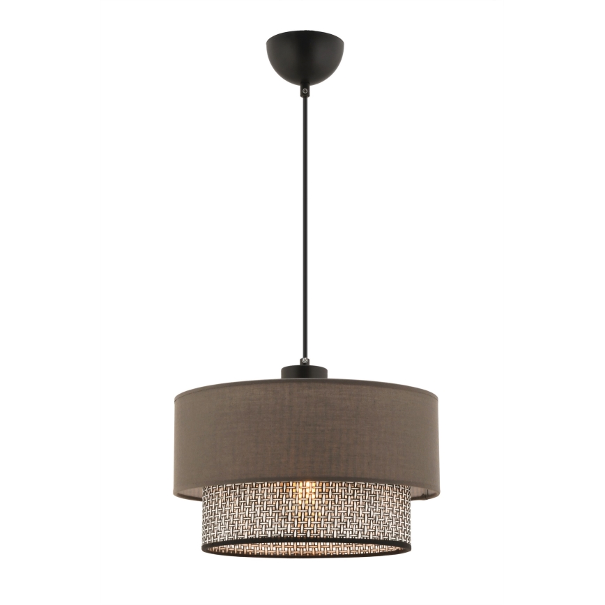 ECHO pendel lampe 1xE27/60W/230V brun/grå
