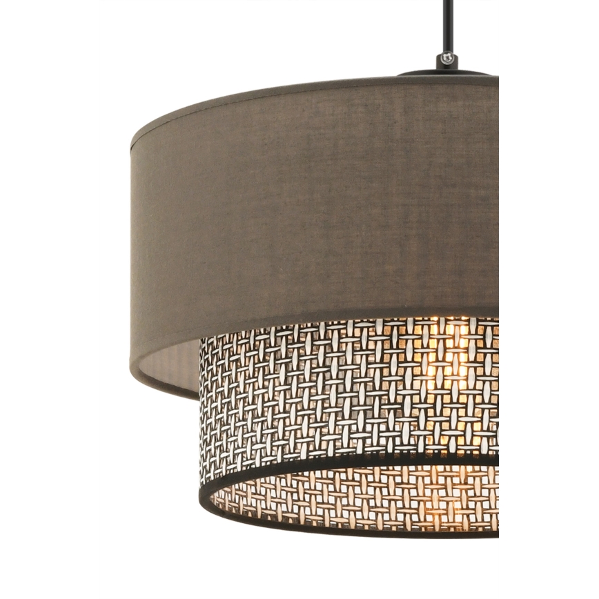 ECHO pendel lampe 1xE27/60W/230V brun/grå