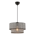 ECHO pendel lampe 1xE27/60W/230V grå/sort