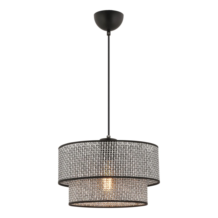 ECHO pendel lampe 1xE27/60W/230V grå/sort