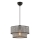 ECHO pendel lampe 1xE27/60W/230V grå/sort