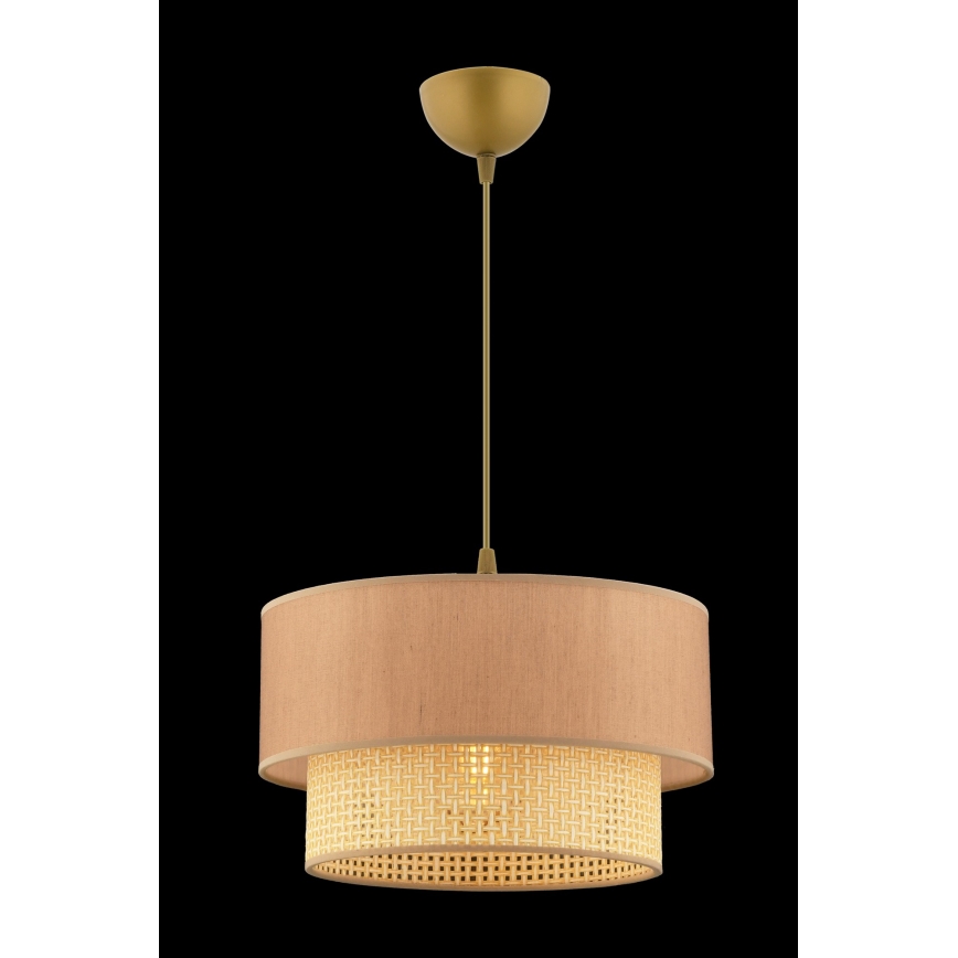 ECHO pendelampe 1xE27/60W/230V beige
