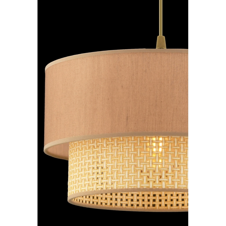 ECHO pendelampe 1xE27/60W/230V beige