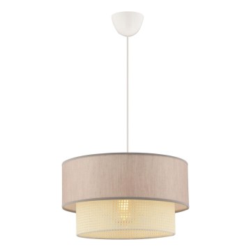 ECHO pendellampe 1xE27/60W/230V beige/creme