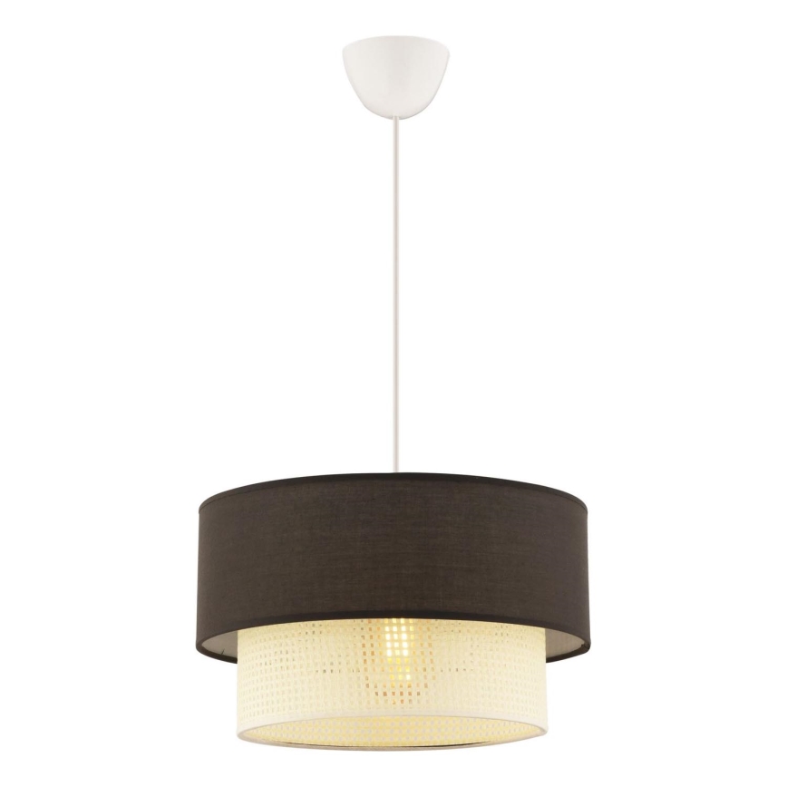 ECHO pendellampe 1xE27/60W/230V brun/creme
