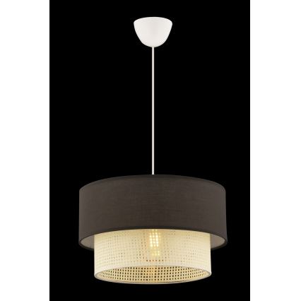 ECHO pendellampe 1xE27/60W/230V brun/creme