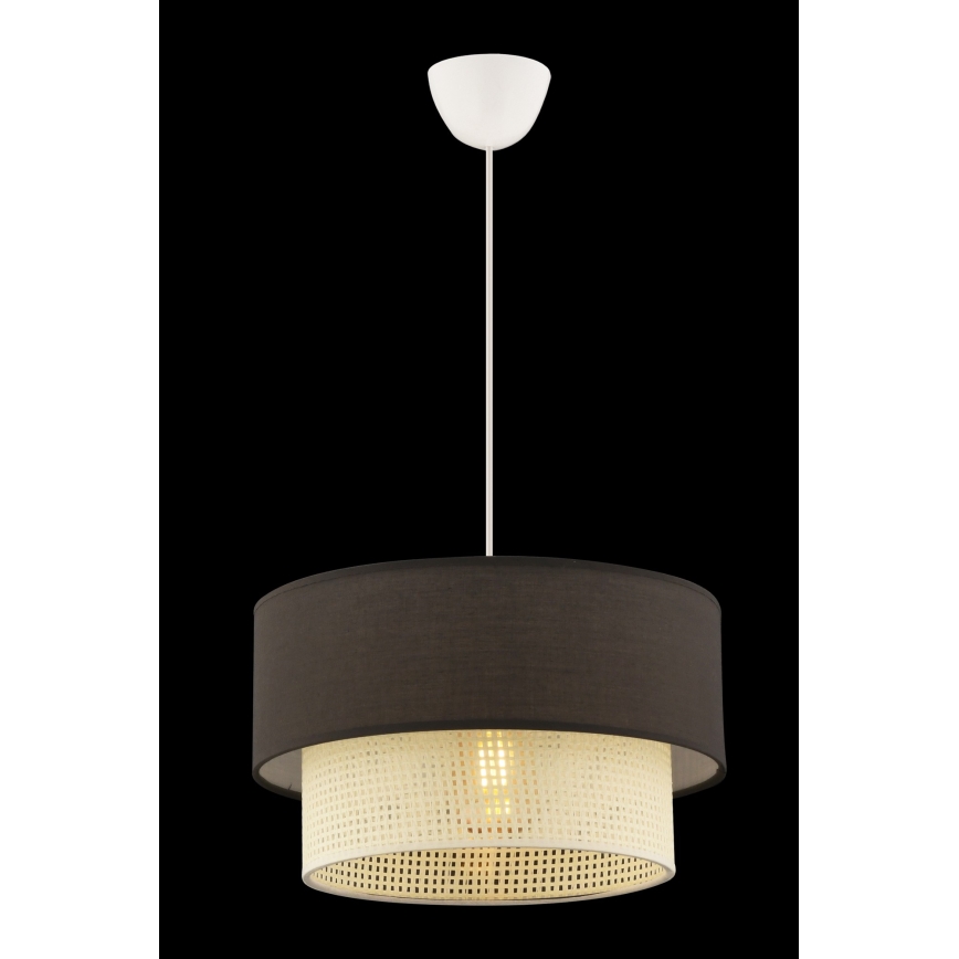 ECHO pendellampe 1xE27/60W/230V brun/creme