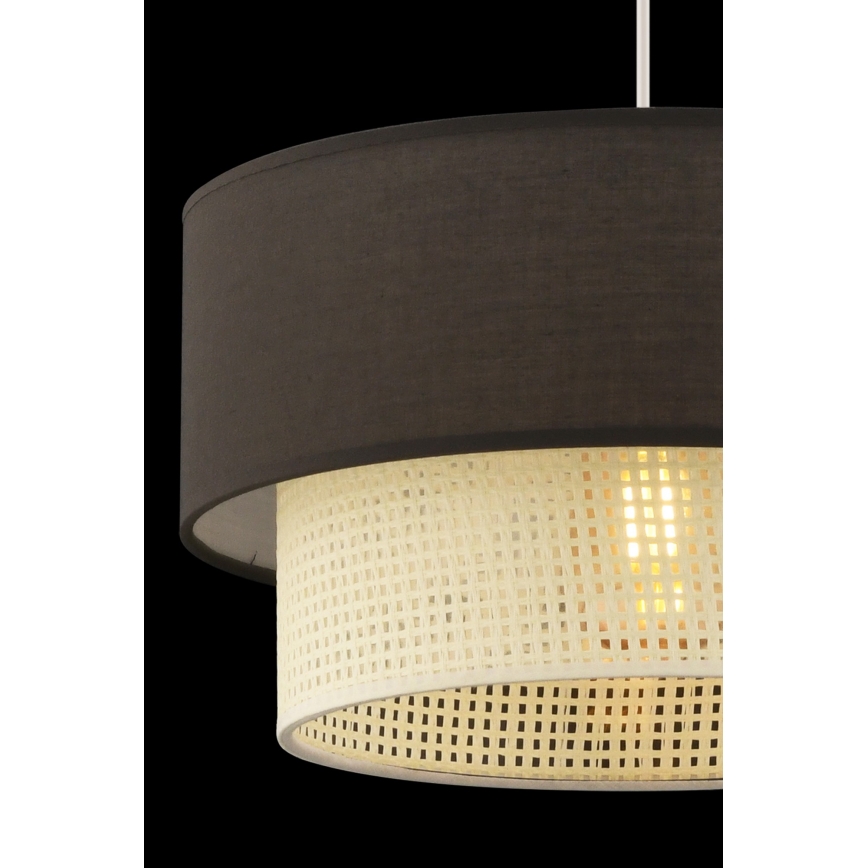 ECHO pendellampe 1xE27/60W/230V brun/creme