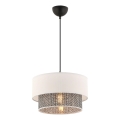 ECHO Pendellampe 1xE27/60W/230V creme/grå