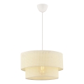 ECHO pendellampe 1xE27/60W/230V creme