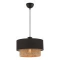 ECHO pendellampe 1xE27/60W/230V sort/brun