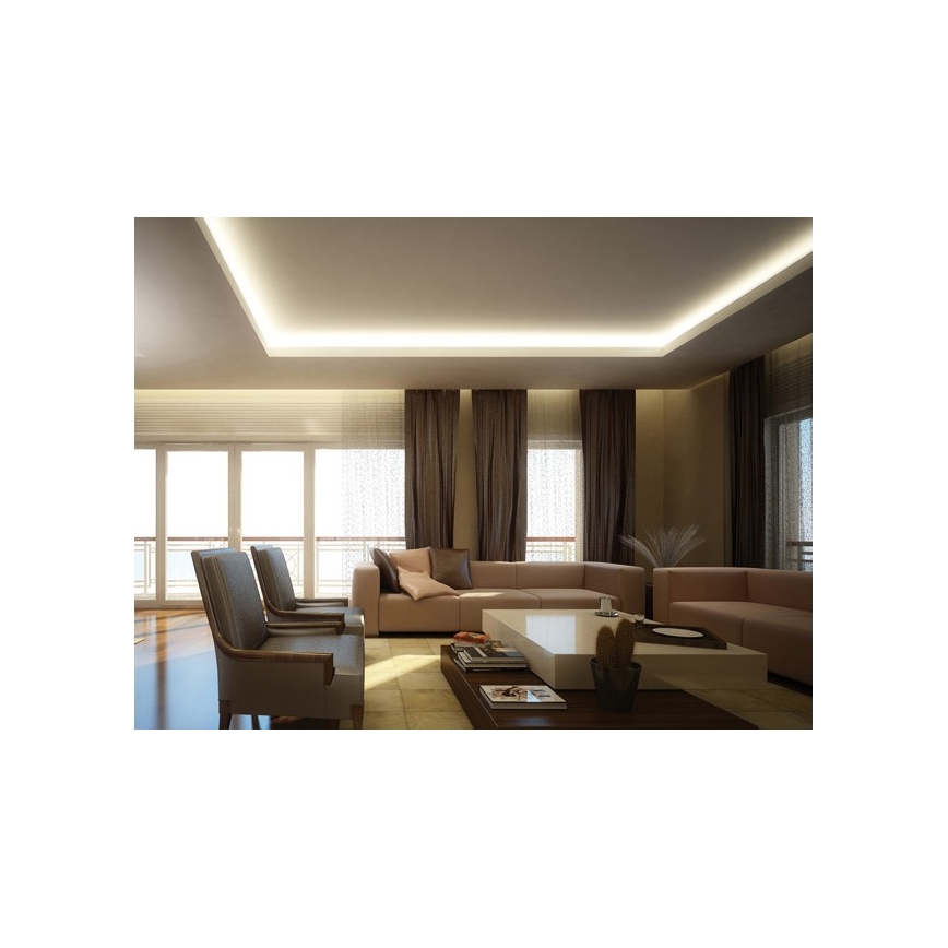 LED lysbånd RGB-farver 1,5 m LED/14,4W/230V + fjernbetjening