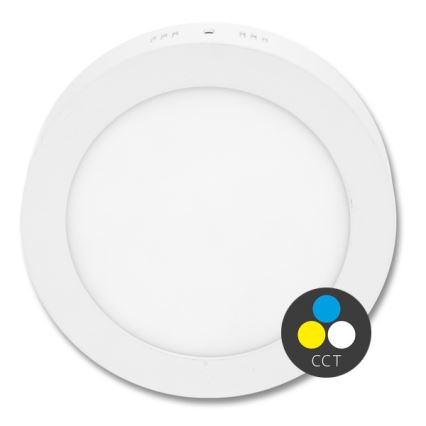 LED loftlampe LADA LED/18W/230V 3000/4000/6000K diameter 22 cm hvid
