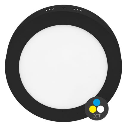 LED loftlampe LADA LED/25W/230V 3000/4000/6000K diameter 30 cm sort