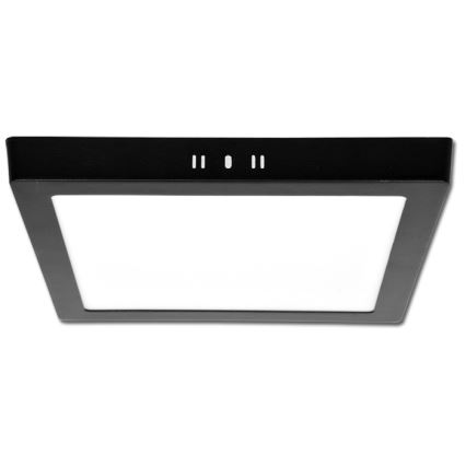 LED loftlampe RAFA LED/12W/230V 3000/4000/6000K 17x17 cm sort