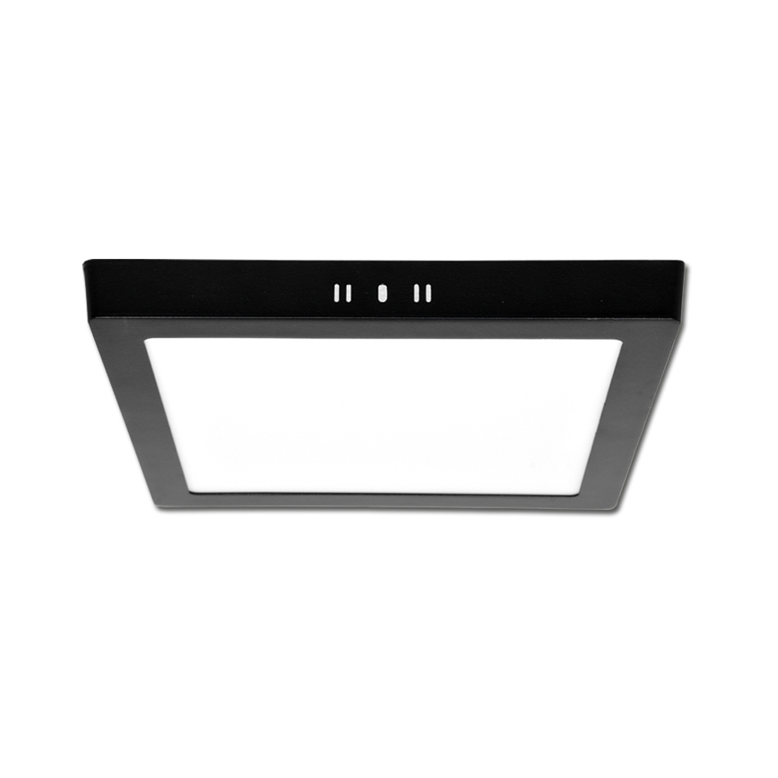 LED loftlampe RAFA LED/12W/230V 3000/4000/6000K 17x17 cm sort