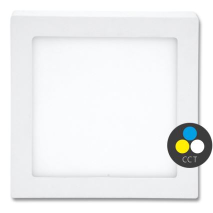 LED loftlampe RAFA LED/25W/230V 3000/4000/6000K 30x30 cm hvid