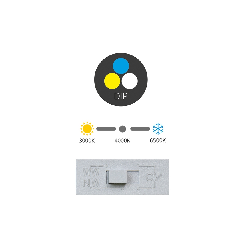 LED indbygningslampe TINA LED/12W/230V 3000/4000/6500K diameter 12 cm hvid