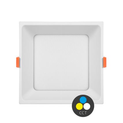 LED indbygningslampe TONY LED/12W/230V 3000/4000/6500K 12x12 cm hvid