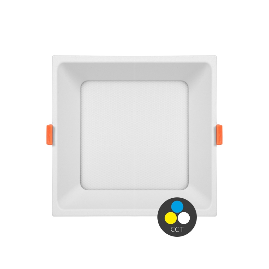 LED indbygningslampe til badeværelse TONY LED/24W/230V 3000/4000/6500K 17x17 cm IP44 hvid