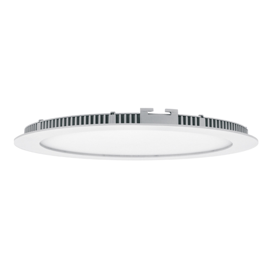 LED indbygningslampe til badeværelse LADA LED/18W/230V 3000/4000/6000K diameter 22 cm IP44 hvid