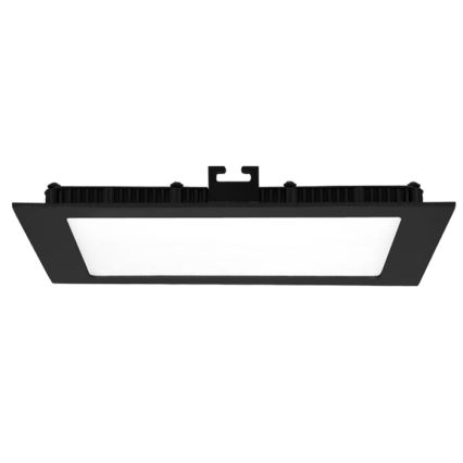 LED indbygningslampe til badeværelse RAFA LED/18W/230V 3000/4000/6000K 22x22 cm IP44 sort