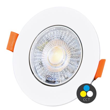 LED indbygningslampe dæmpbar ZITA LED/3/5/7W/230V 3000/4000/6000K diameter 9 cm hvid