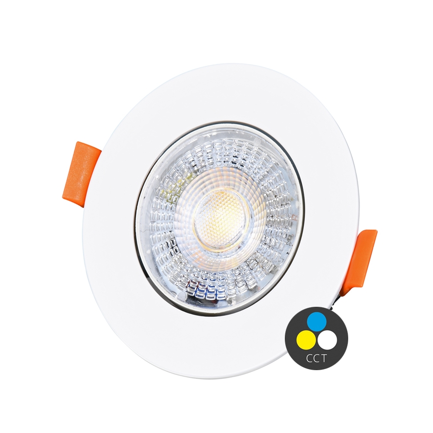 LED indbygningslampe dæmpbar ZITA LED/3/5/7W/230V 3000/4000/6000K diameter 9 cm hvid