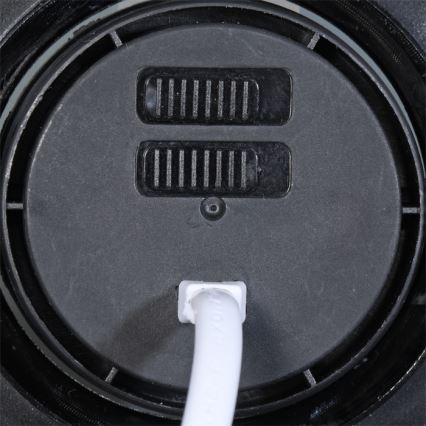 LED indbygningslampe dæmpbar ZITA LED/3/5/7W/230V 3000/4000/6000K diameter 9 cm sort