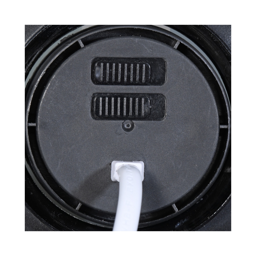 LED indbygningslampe dæmpbar ZITA LED/3/5/7W/230V 3000/4000/6000K diameter 9 cm sort