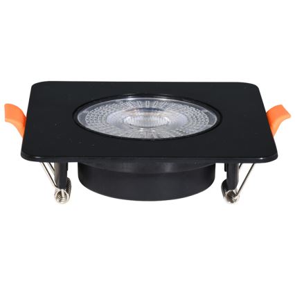 LED indbygningslampe dæmpbar KENT LED/3/5/7W/230V3000/4000/6000K 9x9 cm sort