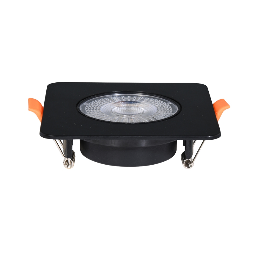 LED indbygningslampe dæmpbar KENT LED/3/5/7W/230V3000/4000/6000K 9x9 cm sort