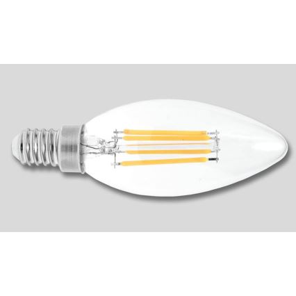 LED-pære RETRO C37 E14/2W/230V 3000K 320lm