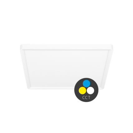 LED loftlampe TERY LED/24W/230V 3000/4000/6000K 30x30 cm IP40 hvid